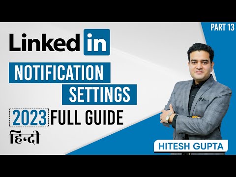 How to Stop Notifications in LinkedIn | LinkedIn Notification Settings | linkedintutorial