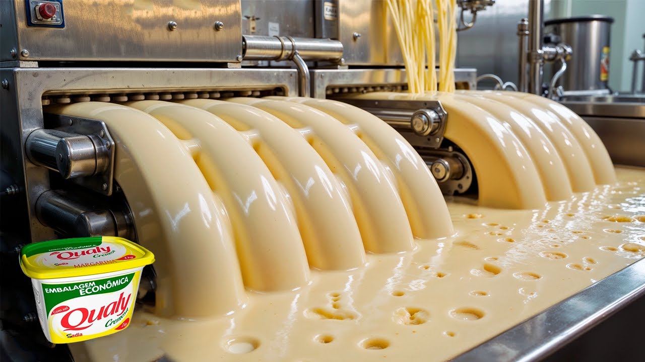How is Margarine made in a factory? Margarine Factory Process.