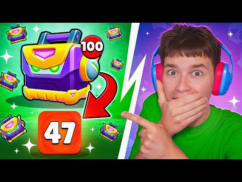 Я НЕ ВЕРЮ В ЭТО 😱 ОТКРЫЛ 100 МЕХА ЯЩИКОВ В БРАВЛ СТАРС И ВЫБИЛ...