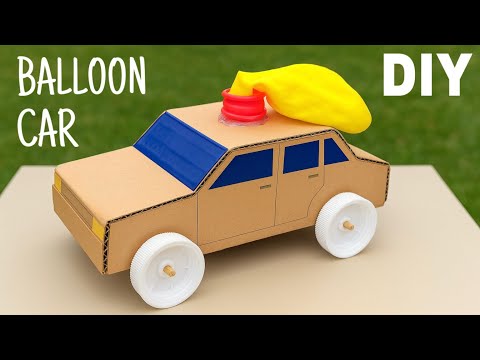 How to Make Amazing Balloon Powered Car - Air Car