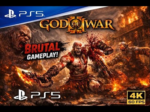 This is INSANE! God of War 3 Brutal Gameplay in 4K 60FPS (PS5)