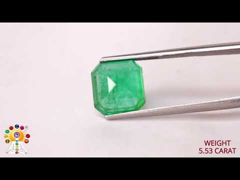 Emerald 5.53ct. (Super Luxury) video