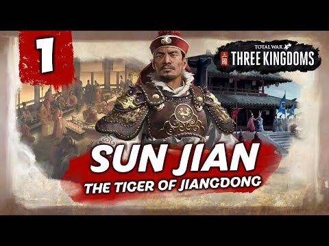 THE TIGER OF JIANGDONG RISES! Total War: Three Kingdoms - Sun Jian - Romance Campaign #1