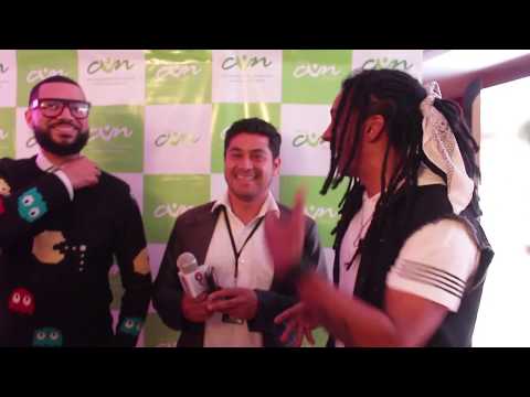 Jiggy Drama y  Dragón Rojo en los Premios mi Gente tv sandro Producciones