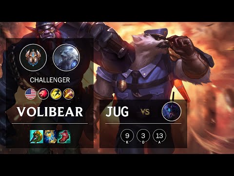 Volibear Jungle vs Rek'Sai - NA Challenger Patch 11.24b
