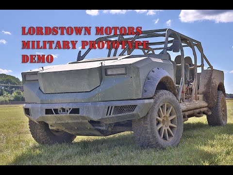 Thumbnail for Lordstown Motors military vehicle prototype by June, Motor vehicle, SEAT, Pickup truck, Pick-up truck, Vehicle, Truck, Proto Motors