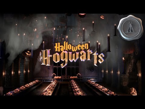 Halloween at Hogwarts Ambience | Harry Potter inspired Sounds for Focus & Relaxation [3 Hours]