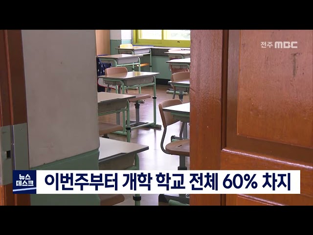 이번주부터 초중고 개학