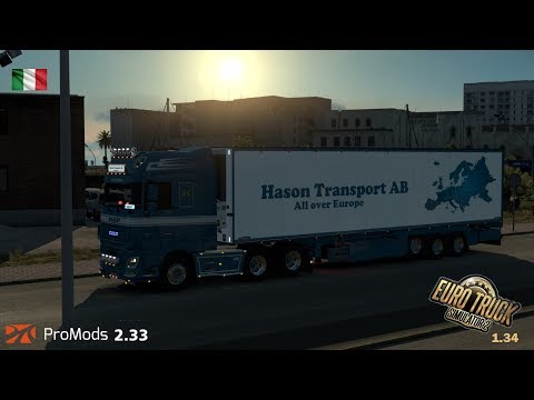 ETS2 1.34 I My Trucking Diary - Episode #114 I Palermo to Messina I Promods 2.33