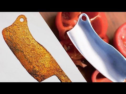 Antique Rusty Cleavr Restoration. 200 Years Old!