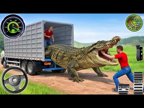 Animal Cargo Truck Driving Game 3D - Animal Transport Cargo Truck 2024 - Android Gameplay 