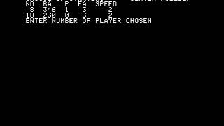Baseball Strategy for the Apple II