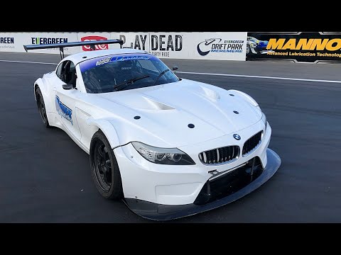 BMW Z4 GT3 First Drift [RAW]