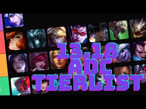 PATCH 13.18 ADC TIERLIST (LEAGUE OF LEGENDS)