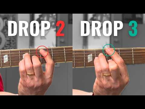 Accords guitare jazz: accord majeur 7, les 2 positions passepartouts!