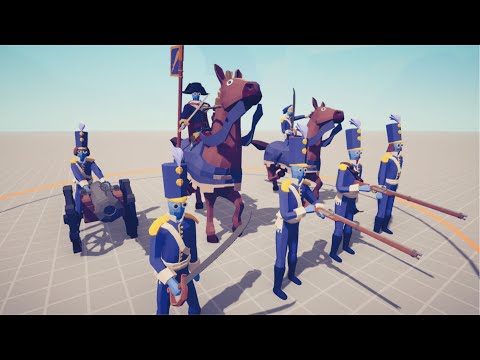 NAPOLEONIC VS EVERY FRACTION - TABS MOD - Totally Accurate Battle Simulator