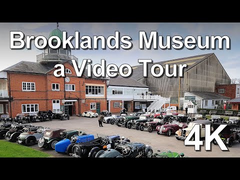 Brooklands Museum (as shown on Secrets of a Transport Museum) a 4K video tour in 2018.