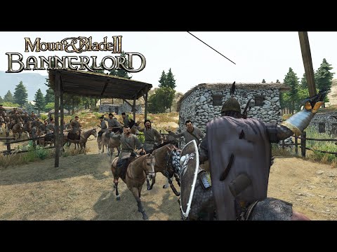 Knight Defend Village Against Looters Attack