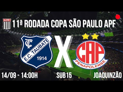 EC TAUBATÉ X PENAPOLENSE (SUB15)
