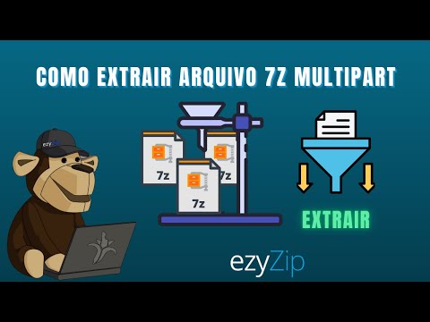Como Extrair Arquivos Multipart 7Z (7z.001, 7z.002, etc.)