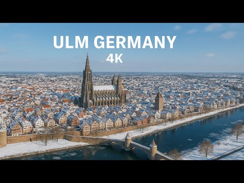 "Ulm City From Above | 4K Drone Cinematic" Relaxing Music