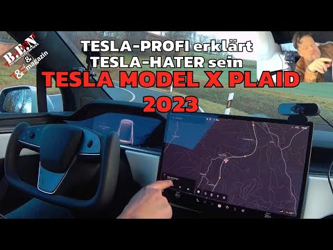 Tesla MODEL X PLAID 2023: Eigentümer Timo zwingt TESLA-HATER zu einem Anfänger-Crash-Kurs! 😜