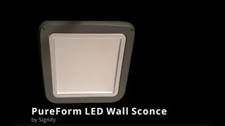 Pureform Wall Sconce by Signify