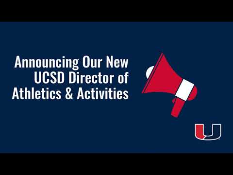 Announcing Our New UCSD Director of Athletics and Activities