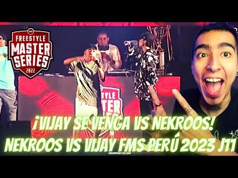 ¡VIJAY VENGA A TOY LOKAZO VS NEKROOS!🔥(REACCIÓN) | NEKROOS VS VIJAY KESH | FMS PERÚ 2022 J11
