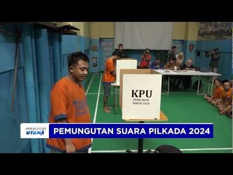 SEBANYAK 49 WARGA BINAAN RUTAN POLDA JATIM SALURKAN HAK PILIHKNYA