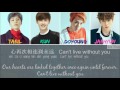 NCT U - Without You (Chinese Ver.) Colour Coded Chinese|PinYin|English Lyrics