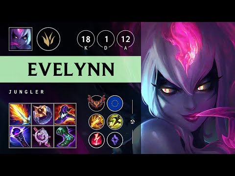 Evelynn Jungle vs Nidalee - EUW Grandmaster Patch 25.17