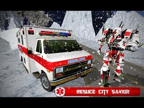 Ambulance Robot Transformation Game: Robot Car 3D (By Super Mobile Games) Android Gameplay HD