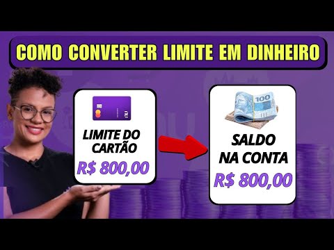 Vídeo: Limite em saldo Nubank: como converter e usar