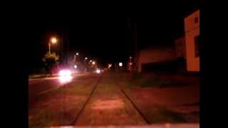 preview picture of video 'Nocny przejazd linią 43 z Brusa do Lutomierska'