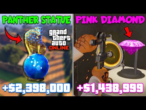 HOW TO GET THE PANTHER STATUE AND PINK DIAMOND EVERY TIME IN THE CAYO PERICO HEIST IN GTA 5 ONLINE!