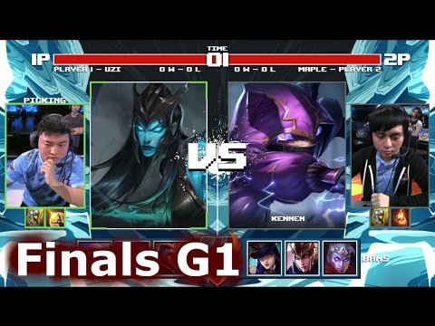 Uzi Kalista vs Maple Kennen | Game 1 Grand Final 1v1 Tournament All-Stars 2016