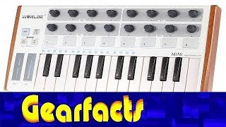 Video thumbnail for Worlde mini USB controller keyboard by Gearfacts