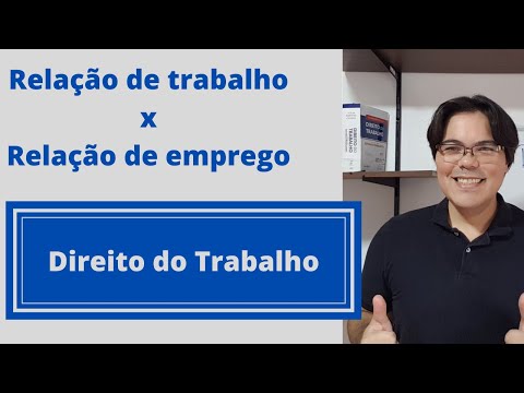 Relação de Trabalho x Relação de emprego
