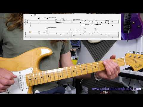 Lick Friday Week 150 - Groovy Pentatonic with open string - Inc Backing Track.