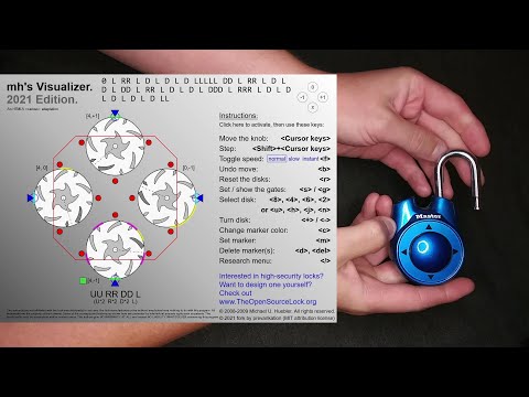 (4) Master Lock Speed Dial decoding