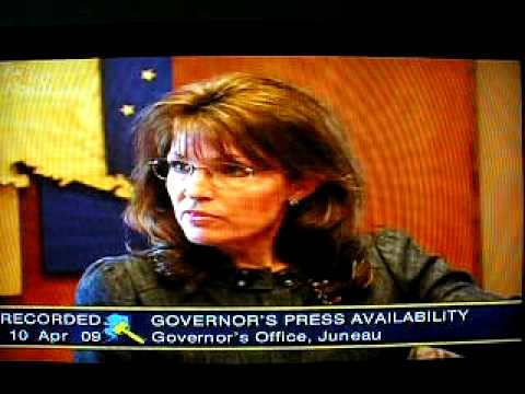 Governor Sarah Palin Press Conference Pt 4/4