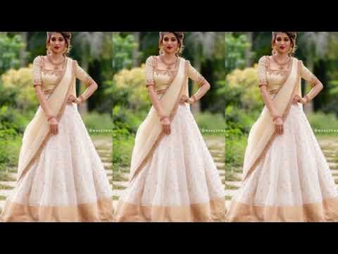 Meesho Silk Kerala half saree new collection #shorts#trending