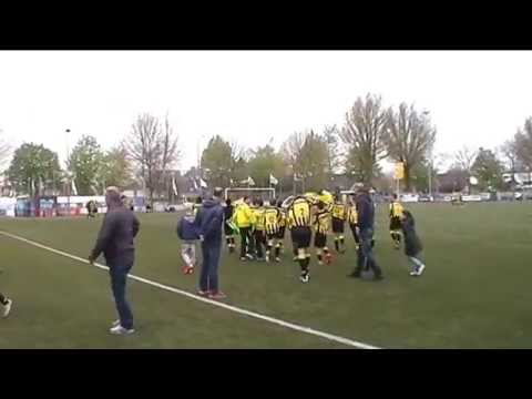 Kampioenswedstrijd: Theole D1 - GJS D1 5-0 (25-4-2015)