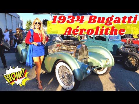 The 1934 Bugatti Aérolithe Re-creation: Art on Wheels... ❤