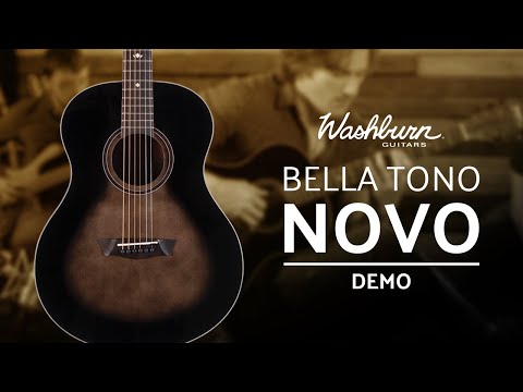 Washburn BTS9CH | Novo S9 Bella Tono Studio Acoustic Guitar, Gloss Charcoal Burst. New with Full Warranty! image 16