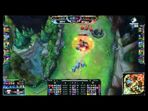 SKT T1 vs GE Tigers Game 1 - LCK Spring 2015 Week 6 day 3