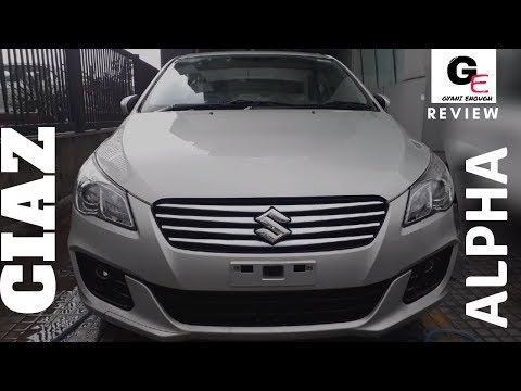 maruti suzuki ciaz alpha actual  showroom look with interiors /exteriors/real life review!!!!! Video