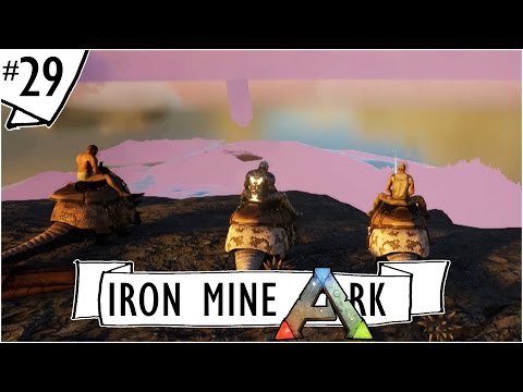 Ark: Survival Evolved :: Ep. 29 :: Racing Doedicurus Off the Volcano! :: IronMine Youtuber Server