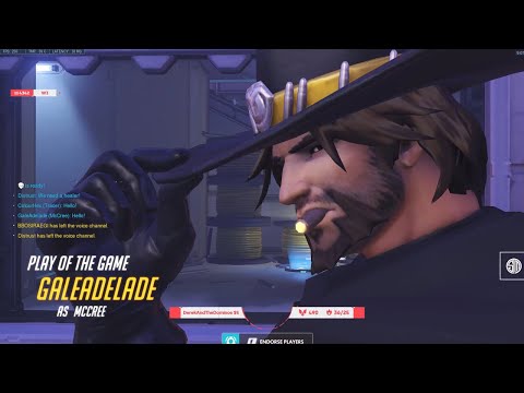 POTG! GALE AMAZING MCCREE AIM - OVERWATCH SEASON 27 TOP 500